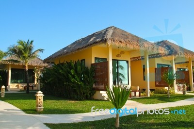 Tropical Resort In Thailand Stock Photo