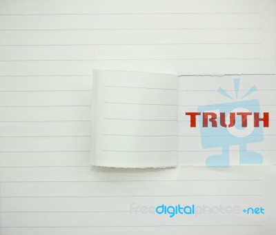 Truth Stock Photo