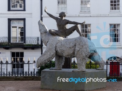 Tunbridge Wells, Kent/uk - January 5 : View Of The Polar Dance S… Stock Photo