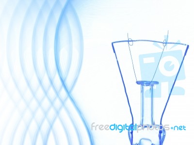 Tungsten With Abstract Background Stock Image