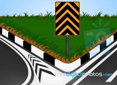 Turn Left Stock Image