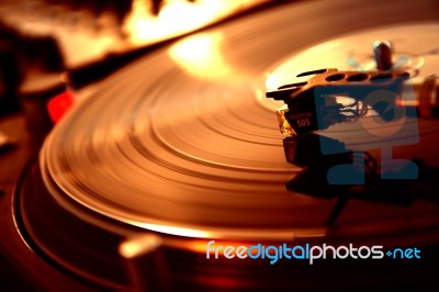 Turntable Stock Photo