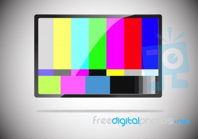 Tv Monitor Stock Image