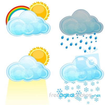 Types Of Weather Stock Image