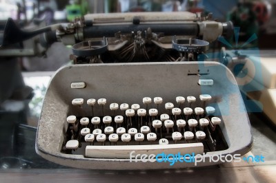 Typewriter Stock Photo