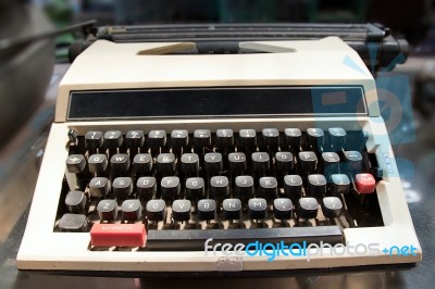 Typewriter Stock Photo