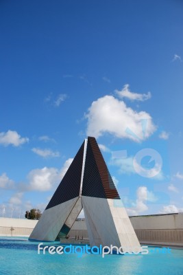 Ultramar Memorial Monument In Lisbon Stock Photo