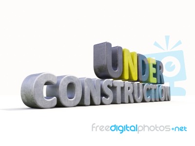 Under Construction Stock Image