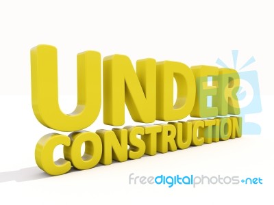 Under Construction Stock Image