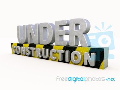 Under Construction Stock Image