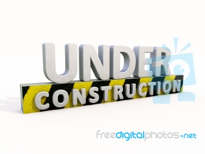 Under Construction Stock Image
