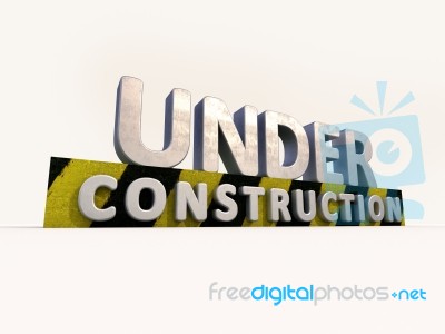 Under Construction Stock Image