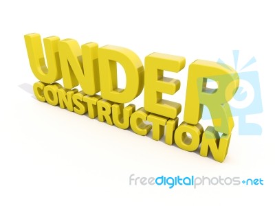 Under Construction Stock Image