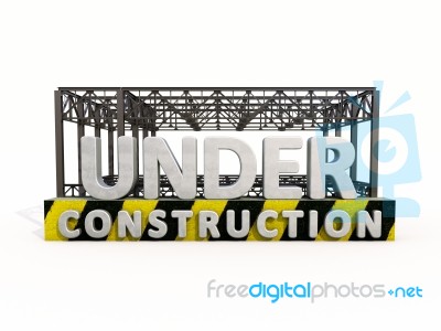 Under Construction Stock Image