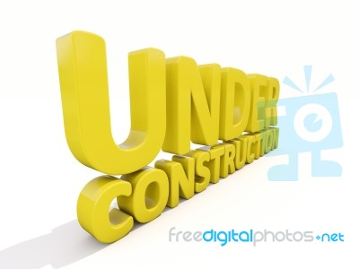 Under Construction Stock Image