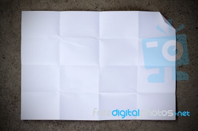 Unfolded Paper Stock Photo