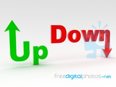 Up & Down Stock Image