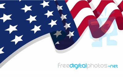 USA Flag Stock Image