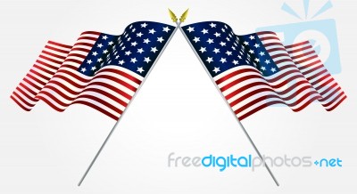 USA Flag Stock Image