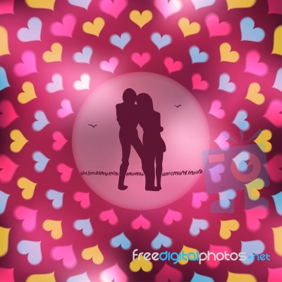 Valentine Background Stock Image