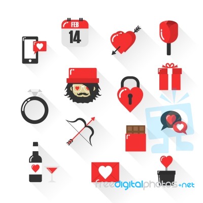 Valentine Icon Stock Image