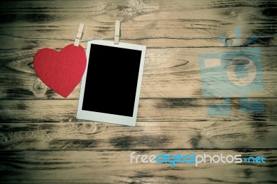 Valentines Background With Red Heart Stock Photo Valentines Background With Red Heart Stock Photo