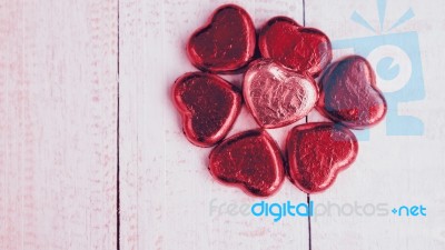 Valentines Day Background , Love Concept Stock Photo