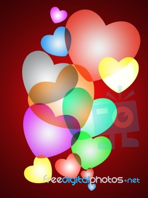 Valentines Hearts Stock Image