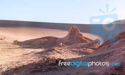 Valle De La Luna - Moon Valley, Atacama, Chile Stock Photo