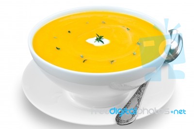 Vegetable Soup Stock Photo