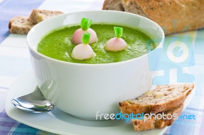 Vegetable Soup Stock Photo