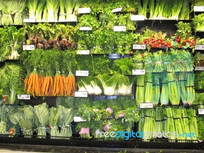 Veggies For Sale Stock Photo