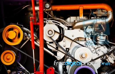 Vehicle Engine Stock Photo