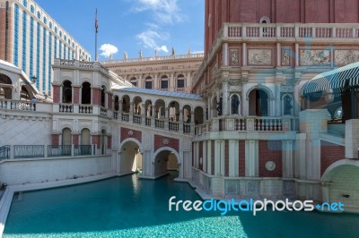 Venetian Hotel And Casino At Las Vegas Stock Photo