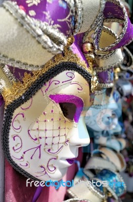 Venice Carnival Masks Stock Photo