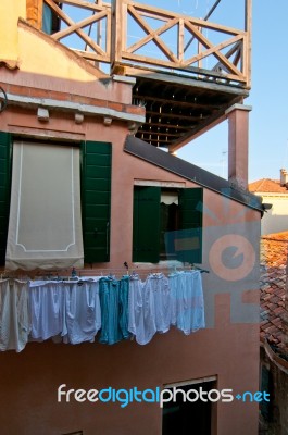 Venice Italy Altana Terrace Stock Photo