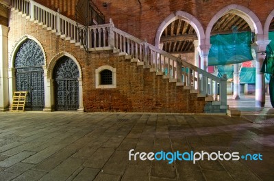 Venice Italy Fish Market Stock Photo