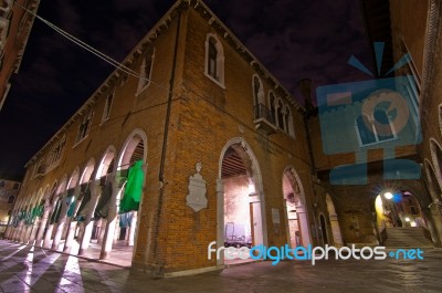 Venice Italy Fish Market Stock Photo