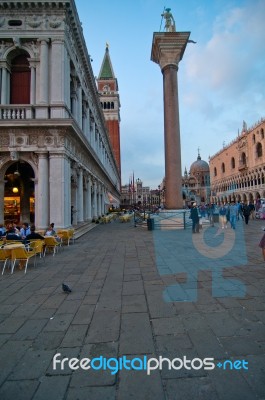 Venice Italy Saint Marco Square View Stock Photo