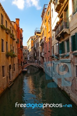 Venice Italy Unusual Pittoresque View Stock Photo