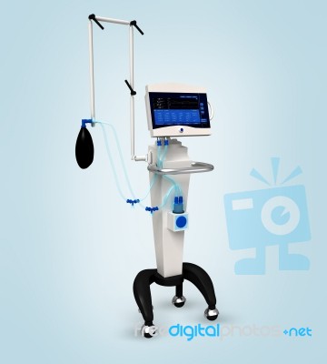 Ventilator Respiratory Unit Stock Image