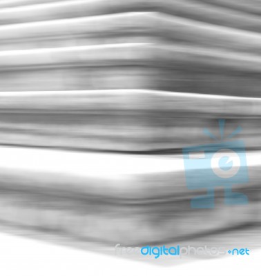 Vertical Bright White Stairs Blur Abstraction Background Backdro… Stock Photo