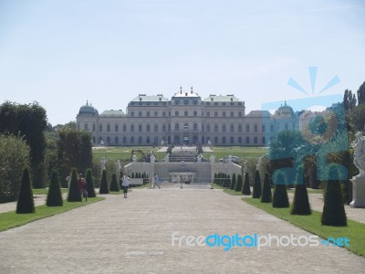 Vienna - Belvedere Stock Photo