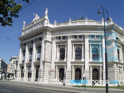 Vienna - Burg Theatre Stock Photo