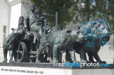 Vienna - Statue Of Marc Anthony Stock Photo