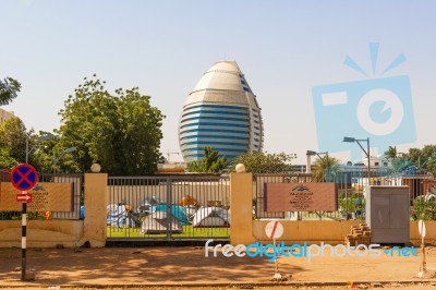 View At Burj Al-fateh Hotel In Khartoum Stock Photo