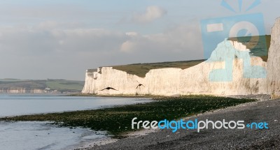 View From Birling Gap Stock Photo