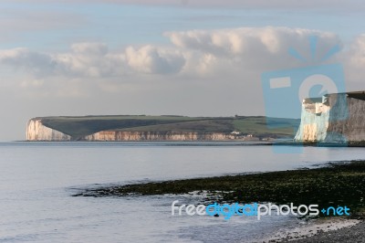 View From Birling Gap Stock Photo