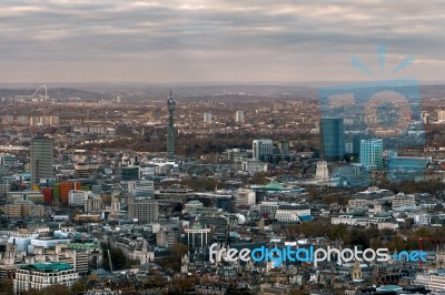 View From The Shard Stock Photo