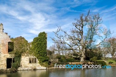 View Of  A Building On The Scotney Castle Estate Stock Photo